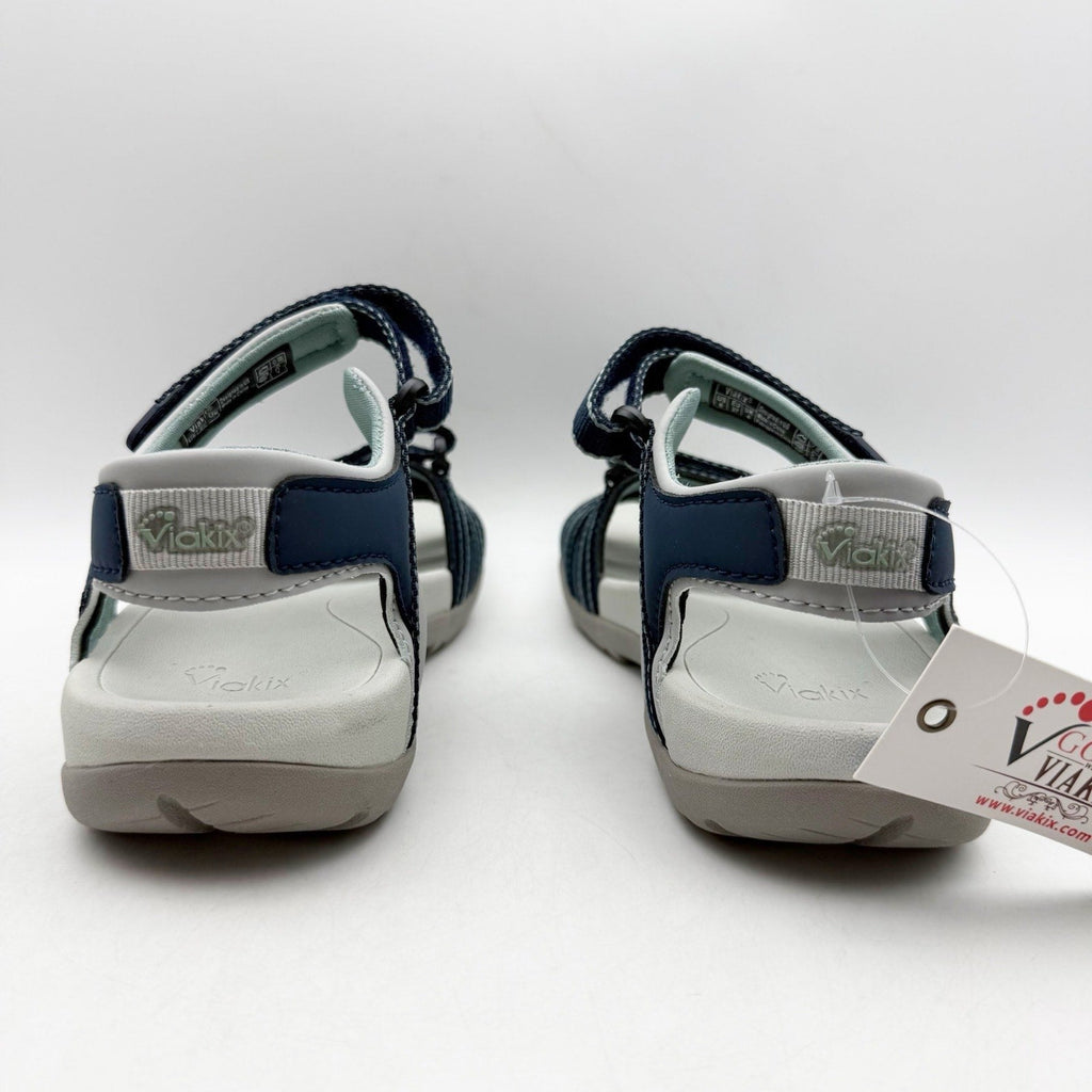Viakix Womens Napali Hiking Sandals Size 6 EU 37 Blue White Waterproof NIB