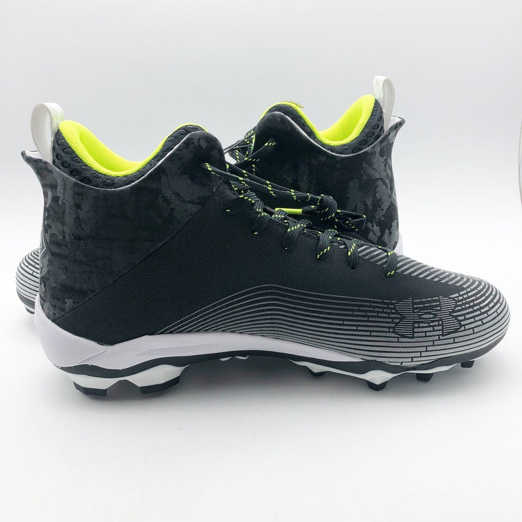 Under Armour Men's Highlight Hammer MC 2.0 Football Cleats Size 9.5 Black NWOB