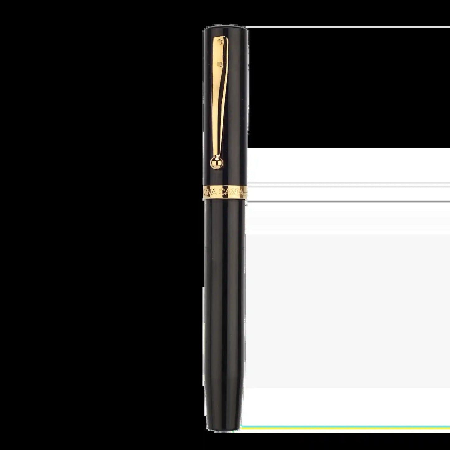 Magna Carta Mag 600 Fountain Pen True Flex Nib - Nikko Ebonite Black