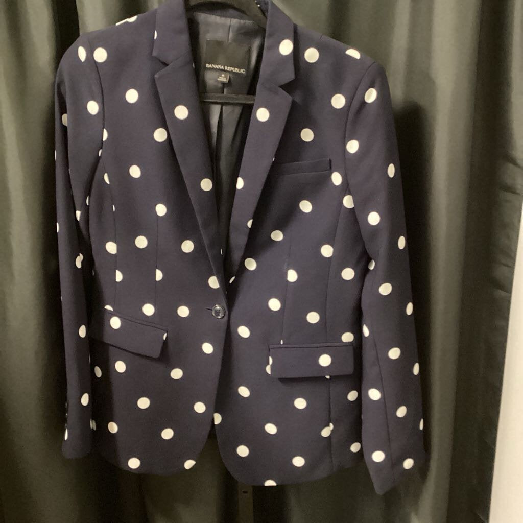 Banana Republic Polka Dot Blazer JACKETS 6
