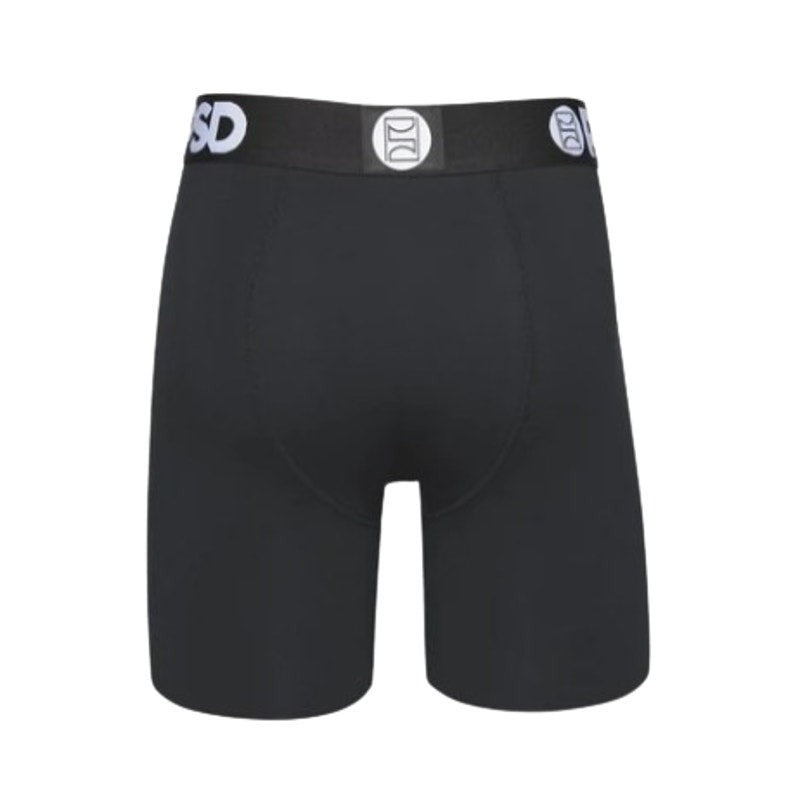 PSD Men's 3 Pack Classic Cotton Stretch Boxer Briefs Medium Black NWT