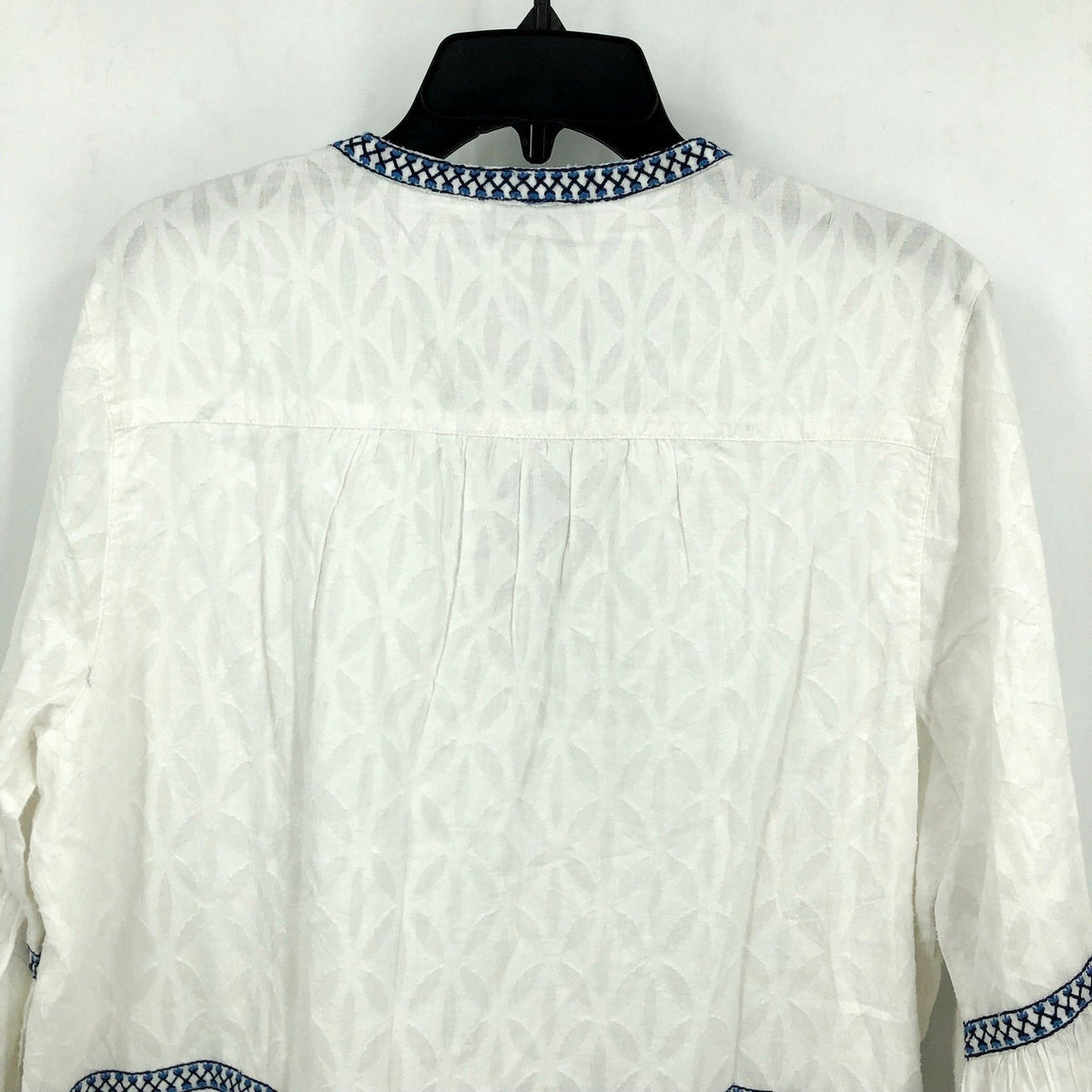 TOMMY BAHAMA Cotton Clip Embroidered Tier Coverup Dress XL White Jacquard NWT