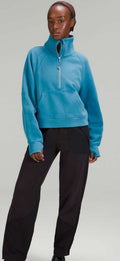 Lululemon Scuba Oversized Half Zip Funnel Hoodie (M/L)