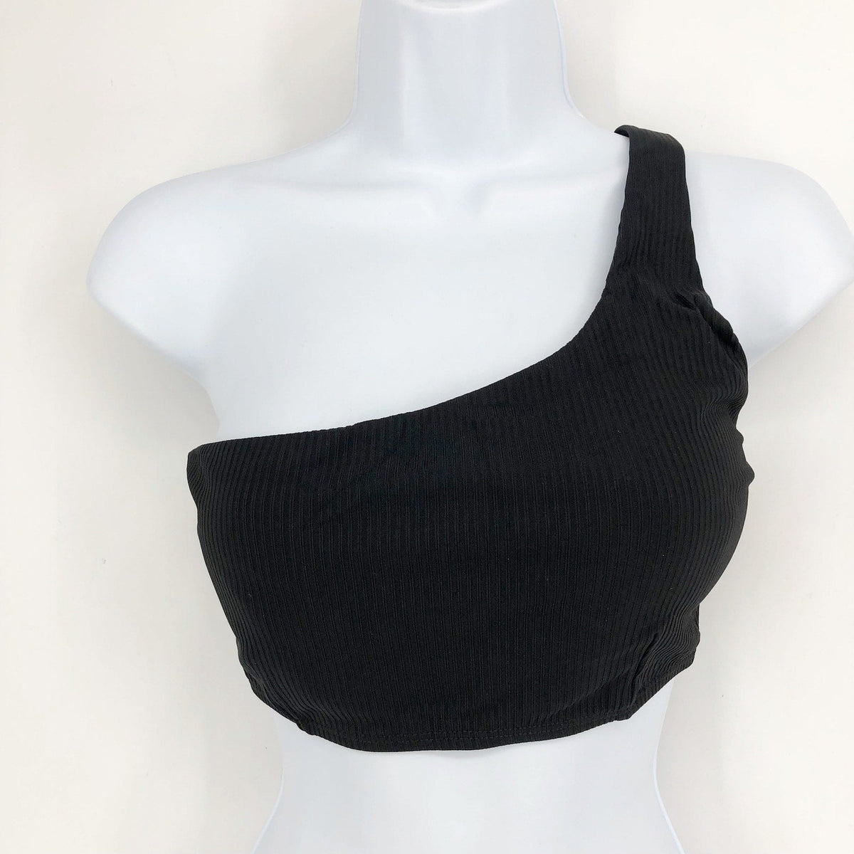 ANDIE SWIM Women's The Wynwood Ribbed Bikini Top XL Black
