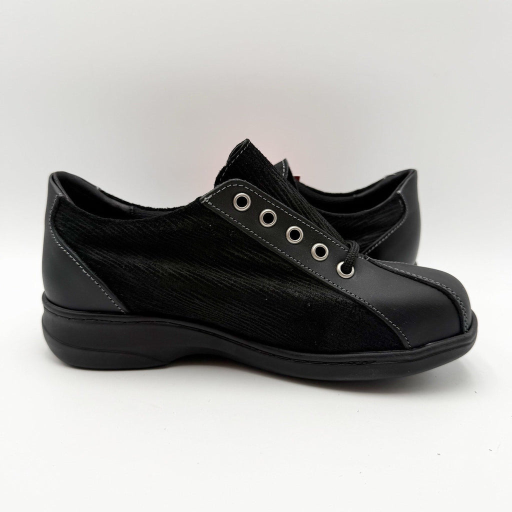 Mellow Walk Womens Daisy 420092 Work Shoes Size 5.5 Black Steel Toe SR NIB