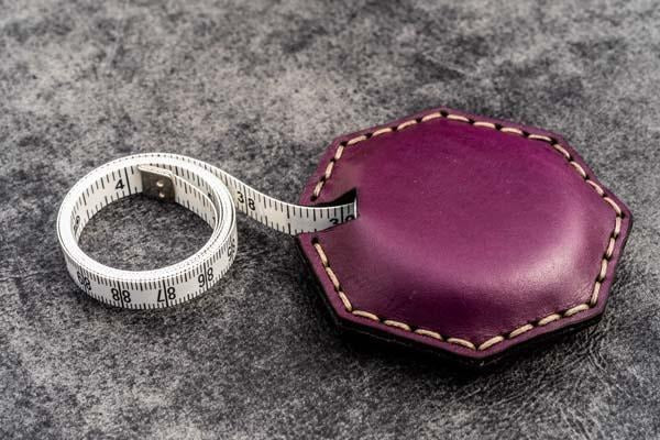 Leather Tape Measure Octagon