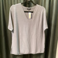 Lafayette 148 SS V Neck Knit SWEATERS M