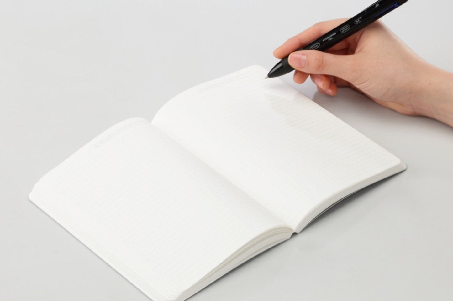 Stalogy 365Days Notebook - A6 - Grid - 368 Pages - Black