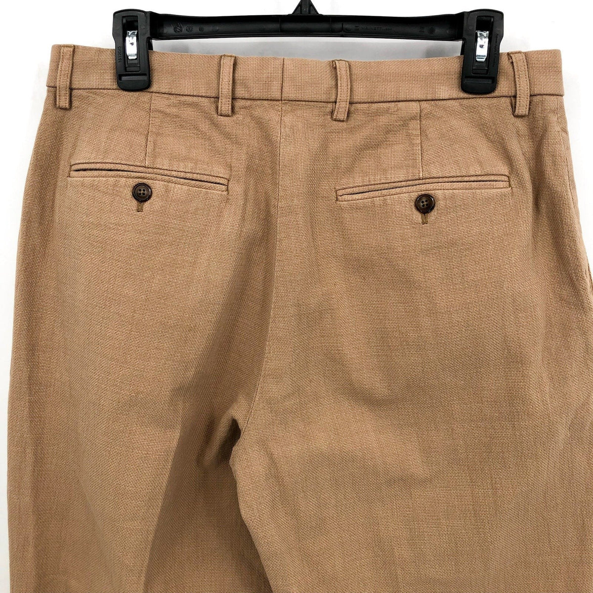 J.CREW Mens Kenmare Relaxed-fit Suit Pants 33x32 Tan Basketweave BM235 NWT