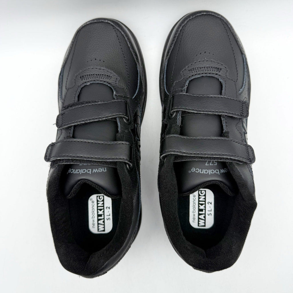 New Balance Womens 577 Walking Sneakers Size 7 EU 37.5 Black Hook-and-Loop NIB