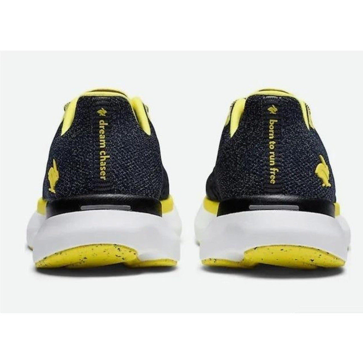 Rabbit Womens Dream Chaser Running Shoes Size 10 EU 42 Black Yellow Athletic NIB