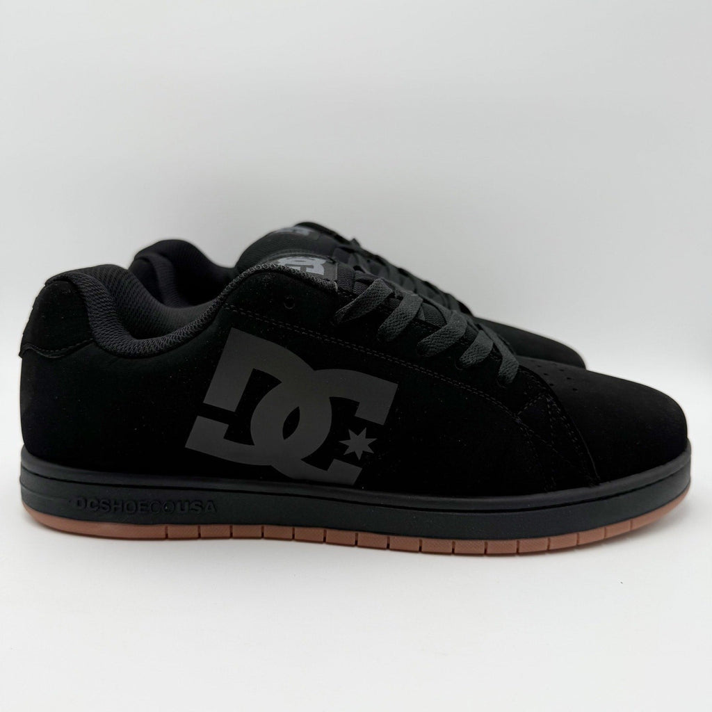 DC Mens Gaveler Low Top Skate Shoes Size 12.5 Black Casual Sneaker NWOB
