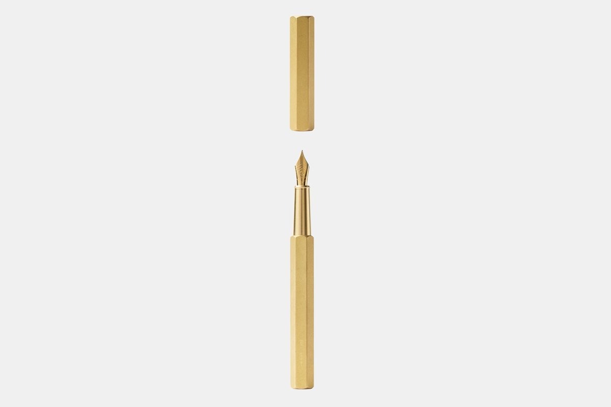 Ystudio Classic Revolve Fountain Pen - Brass