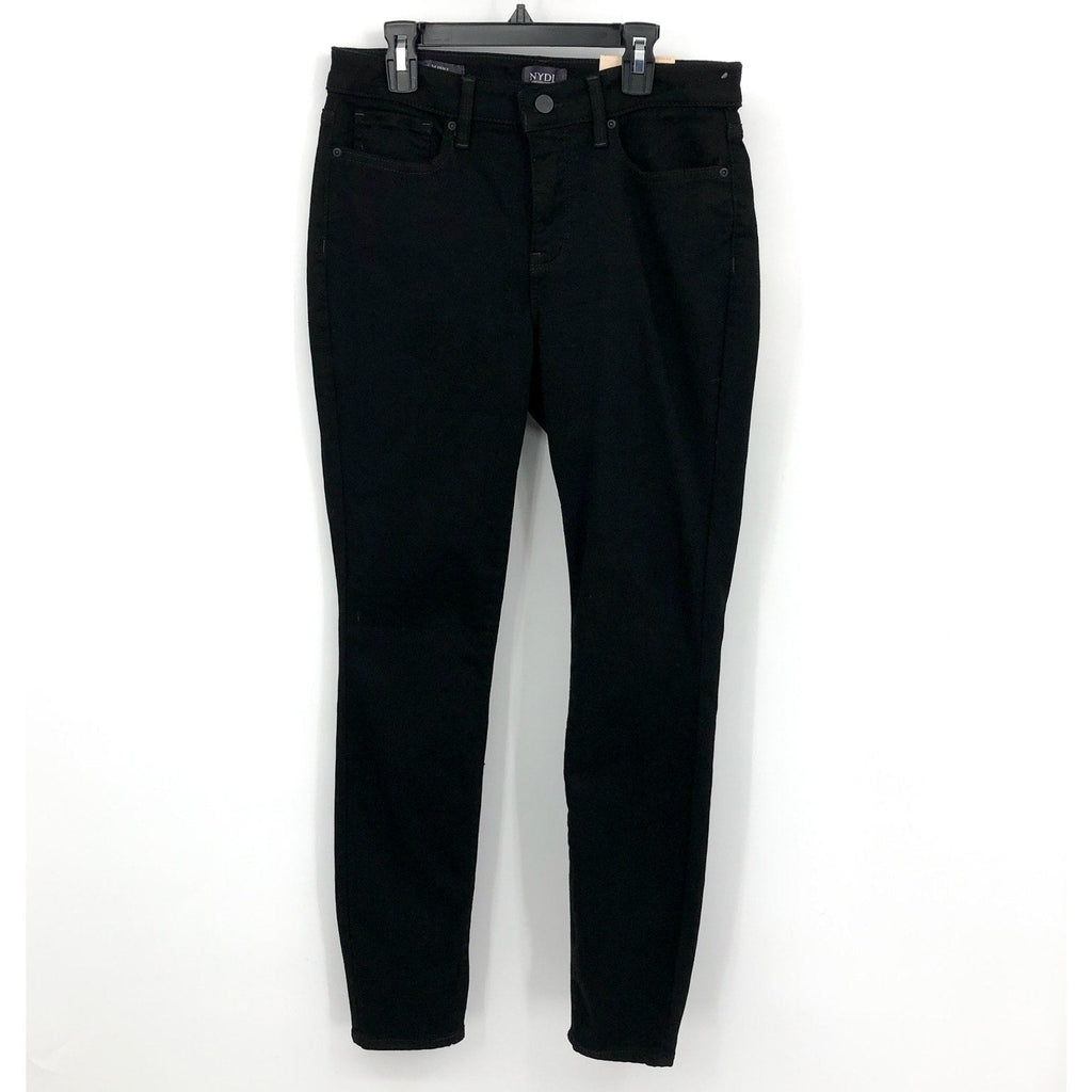 NYDJ Women's Ami Skinny Jeans Size 6 Black High Rise Lift Tuck Technology NWT