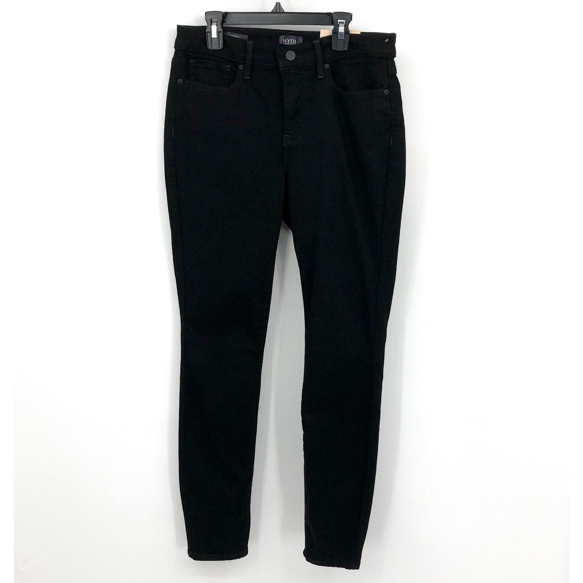 NYDJ Women's Ami Skinny Jeans Size 6 Black High Rise Lift Tuck Technology NWT