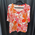 Talbots Floral Tee SS TOPS XL