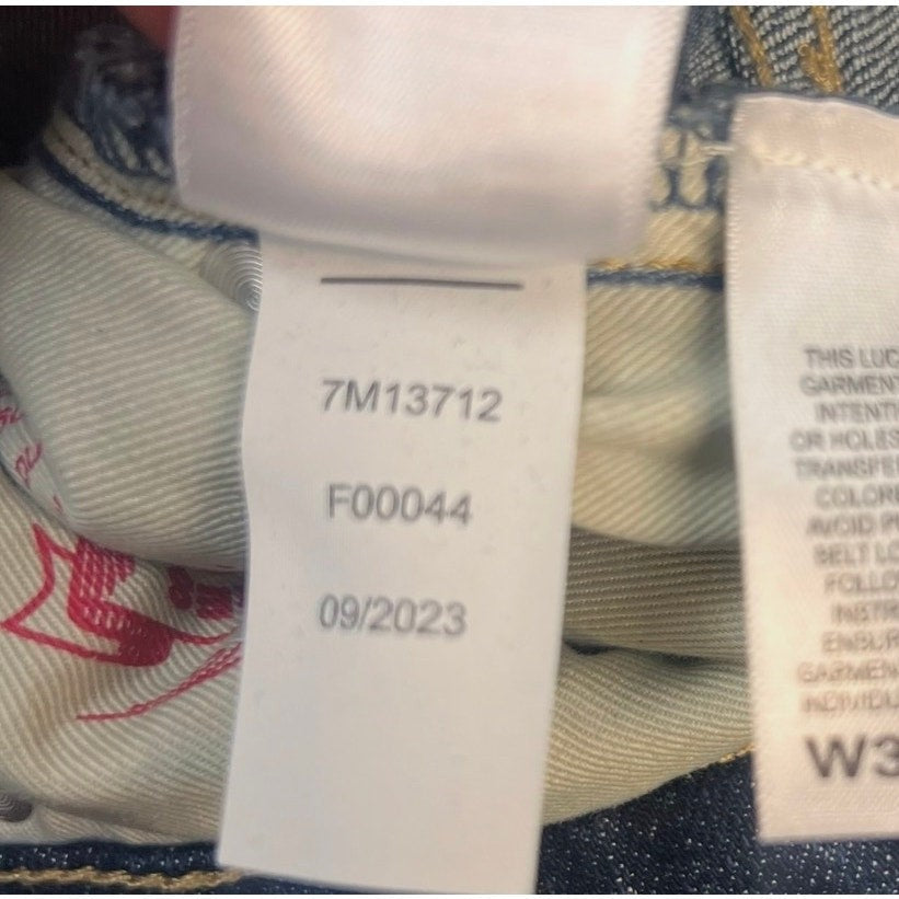LUCKY BRAND Men's 410 Athletic Straight Jeans Size 38x32 Blue Royce Stretch NWT