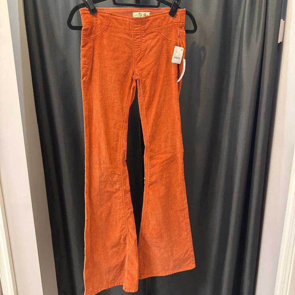 Free People NWT Cord Flares PANTS 24