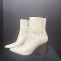 Blondo Leather Stack Heel BOOTIES 5.5