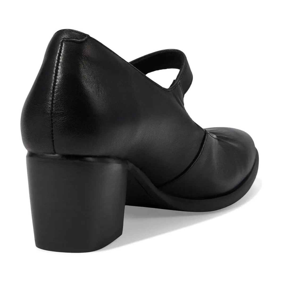 Aetrex Womens Sara Mary Jane Pumps EU 36 US 6-6.5 Black Leather Heels NIB
