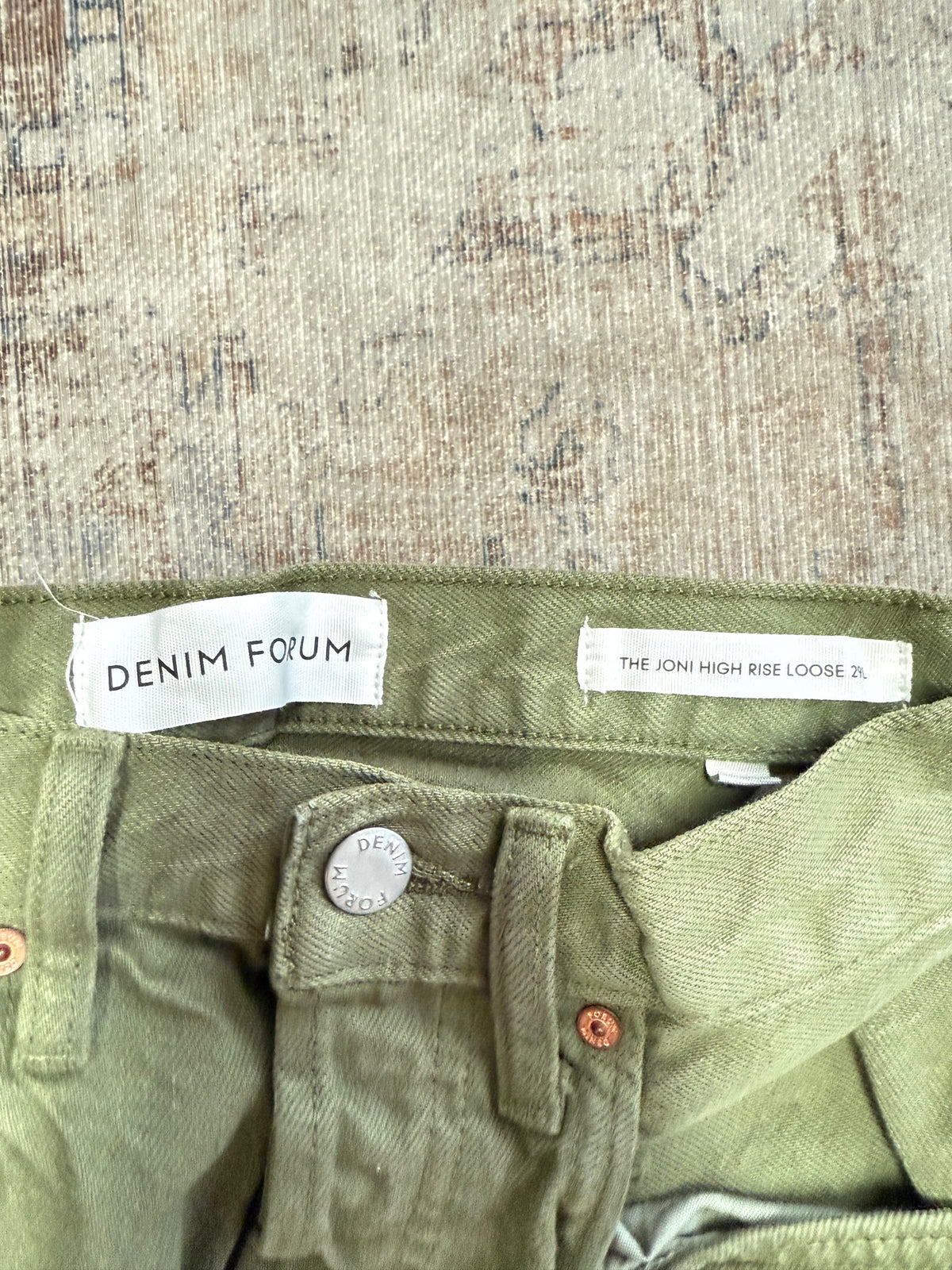 Denim Forum Joni Loose HR Jeans (24x29)