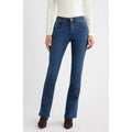 WIT & WISDOM Ab'Solution Itty Bitty Bootcut Jeans Size 8 Very Dark Blue NWT
