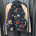 Zara Basic Floral Bomber JACKETS Large