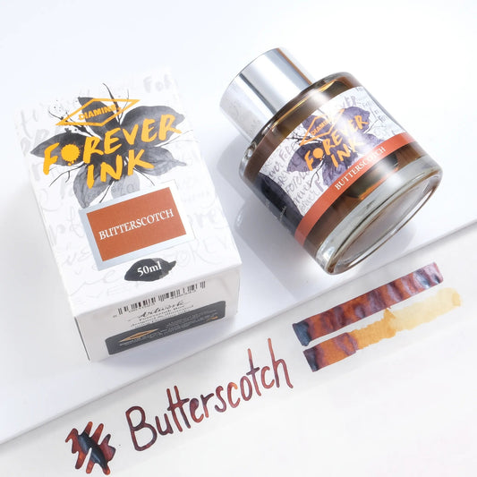 Diamine Forever Pigment Fountain Pen Ink - Butterscotch