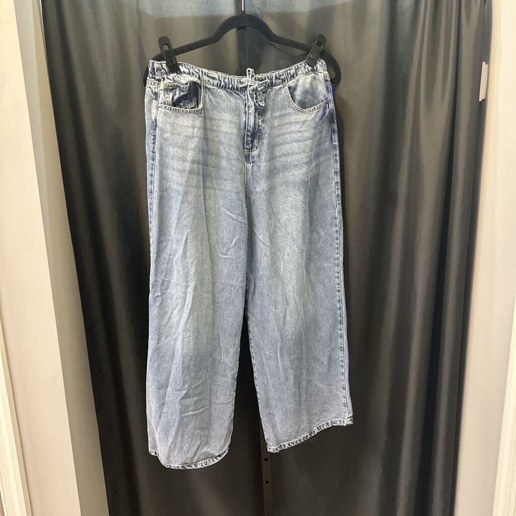 Splendid Chambray Wide Leg PANTS M