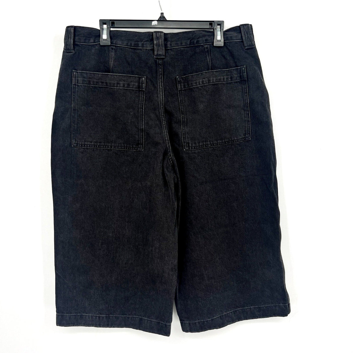 MADEWELL Women's Denim Culottes Size 31 US 10 Black Johnston High Rise NT218 NWT