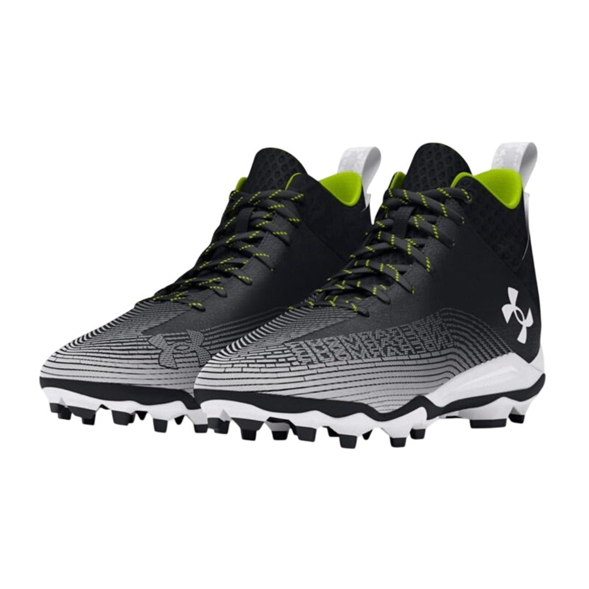 Under Armour Men's Highlight Hammer MC 2.0 Football Cleats Size 12 Black NWOB