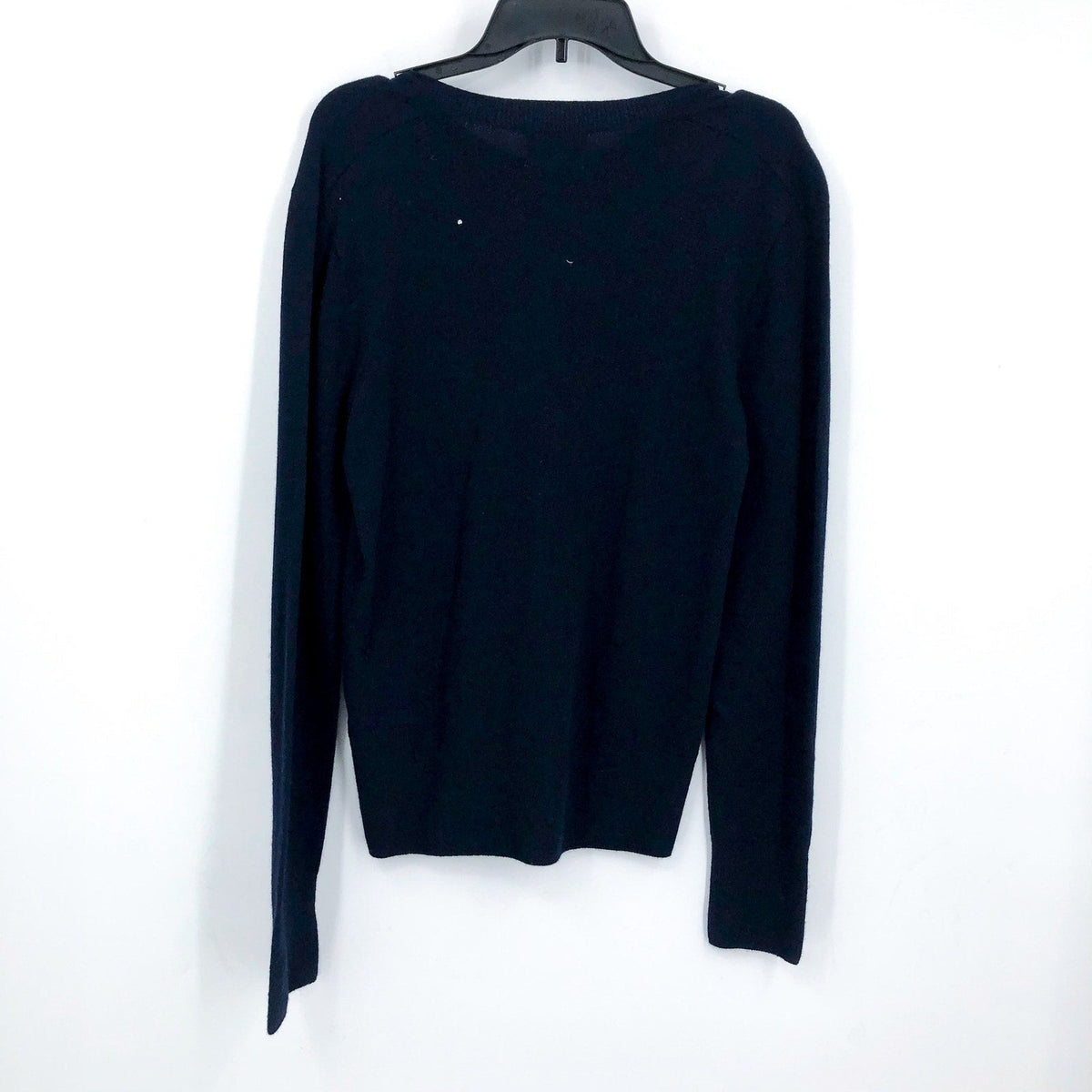 ACTIVE CASHMERE Men's Cashmere Sweater Small Navy Blue Long Sleeve NWT