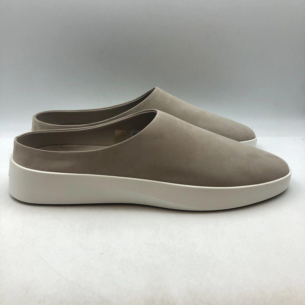 Wolf & Shepherd Cruise Mule Slip On Shoe MENS 7.5 WOMENS 9 Warm Gray Leather NIB