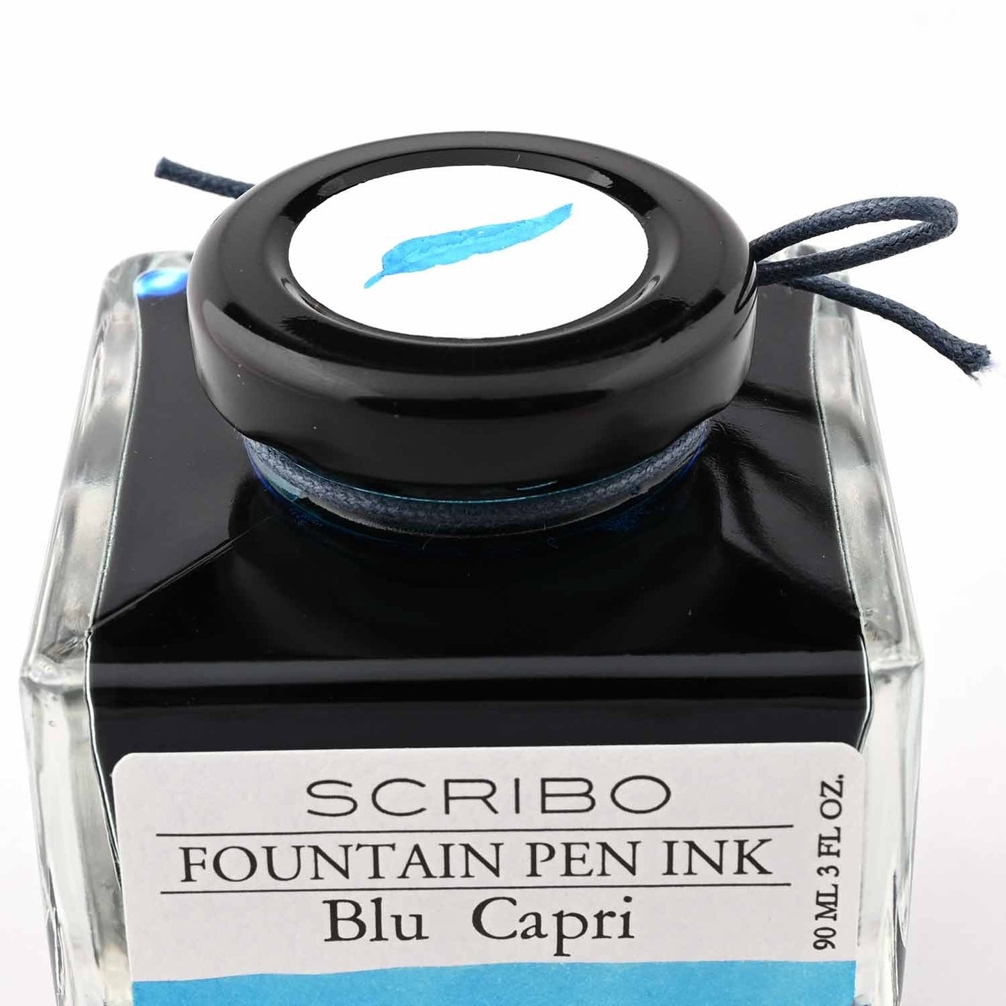 Scribo Blu Capri Ink Bottle- Turquoise - 90ml