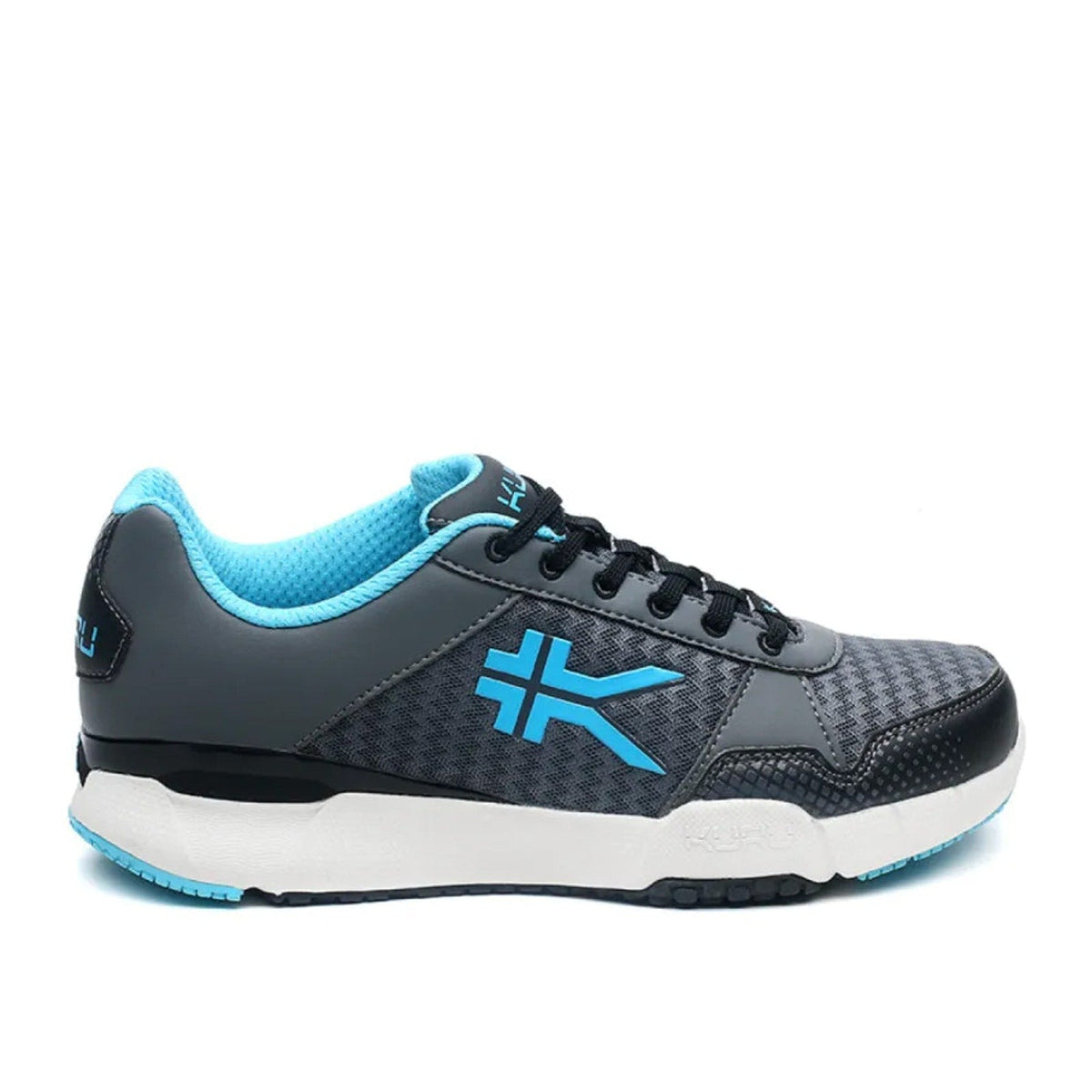 Kuru Womens Quantum Walking Sneakers Size 5 WIDE White Blue Athletic NWOB