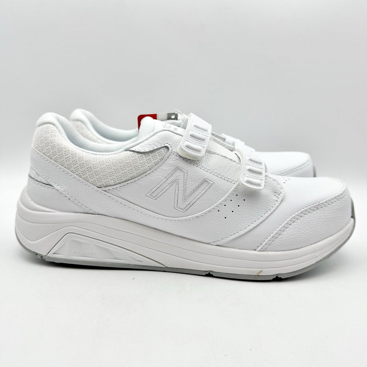 New Balanc 928v3 Walking Sneakers Womens 9.5 Mens 8 White Leather NIB