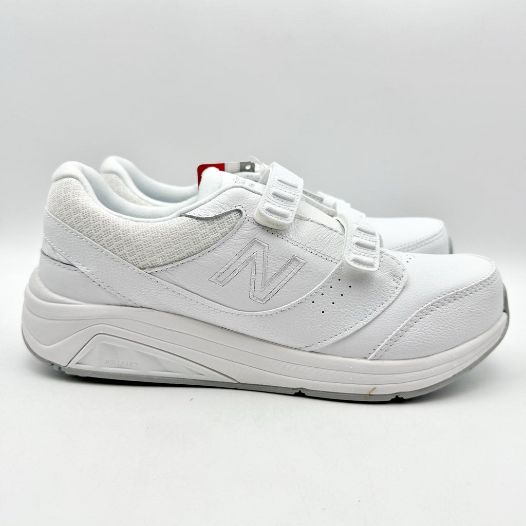 New Balanc 928v3 Walking Sneakers Womens 9.5 Mens 8 White Leather NIB