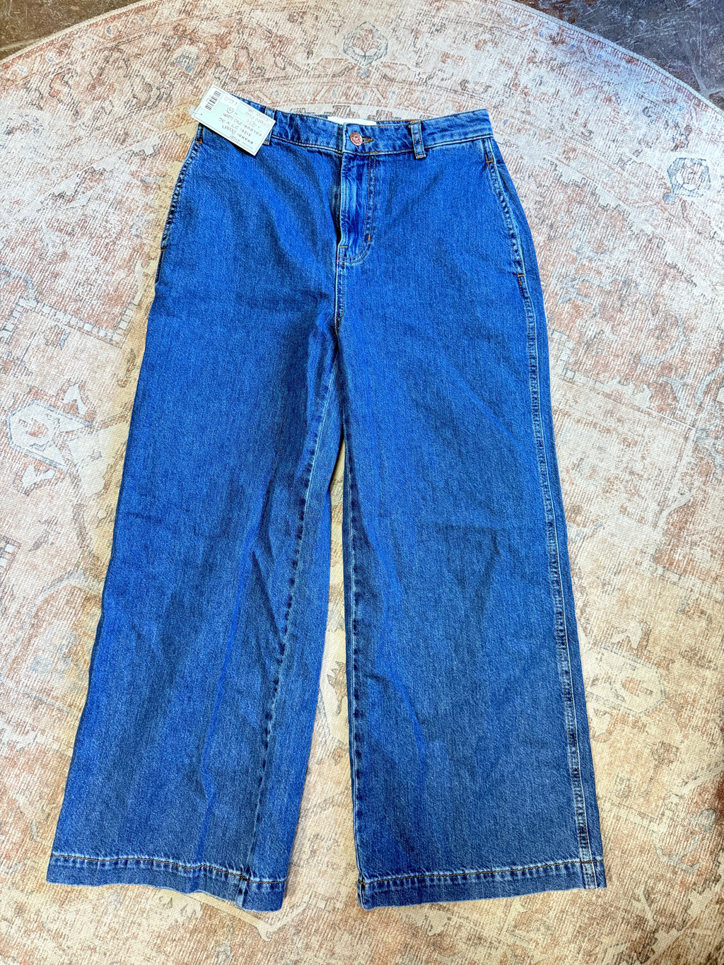 Boden Cropped Fluid HR Jeans (27x26)