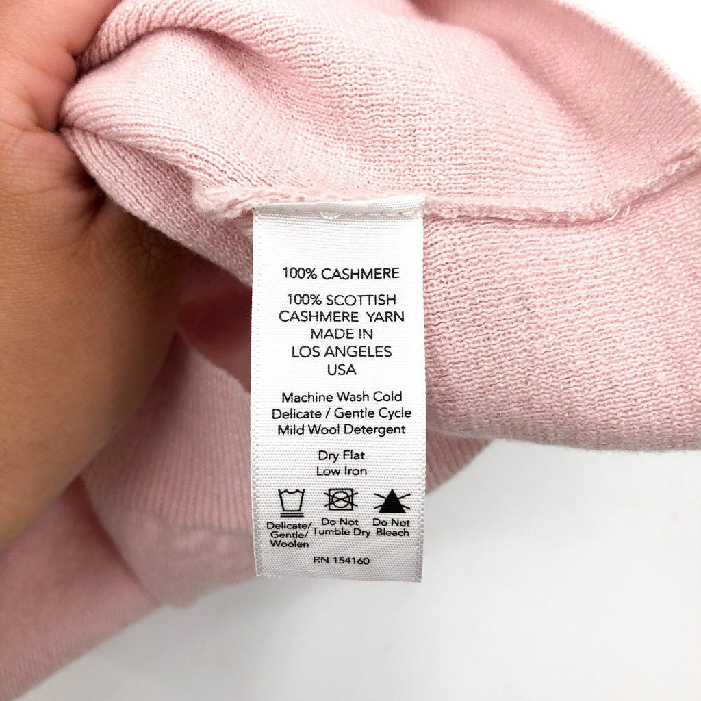 ACTIVE CASHMERE Women's Cashmere Tank Top XL Pale Pink Racerback NWT