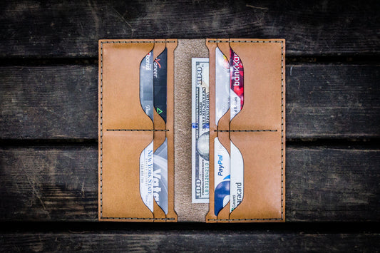 No.49 Handmade Leather Women Wallet - Undyed Leather