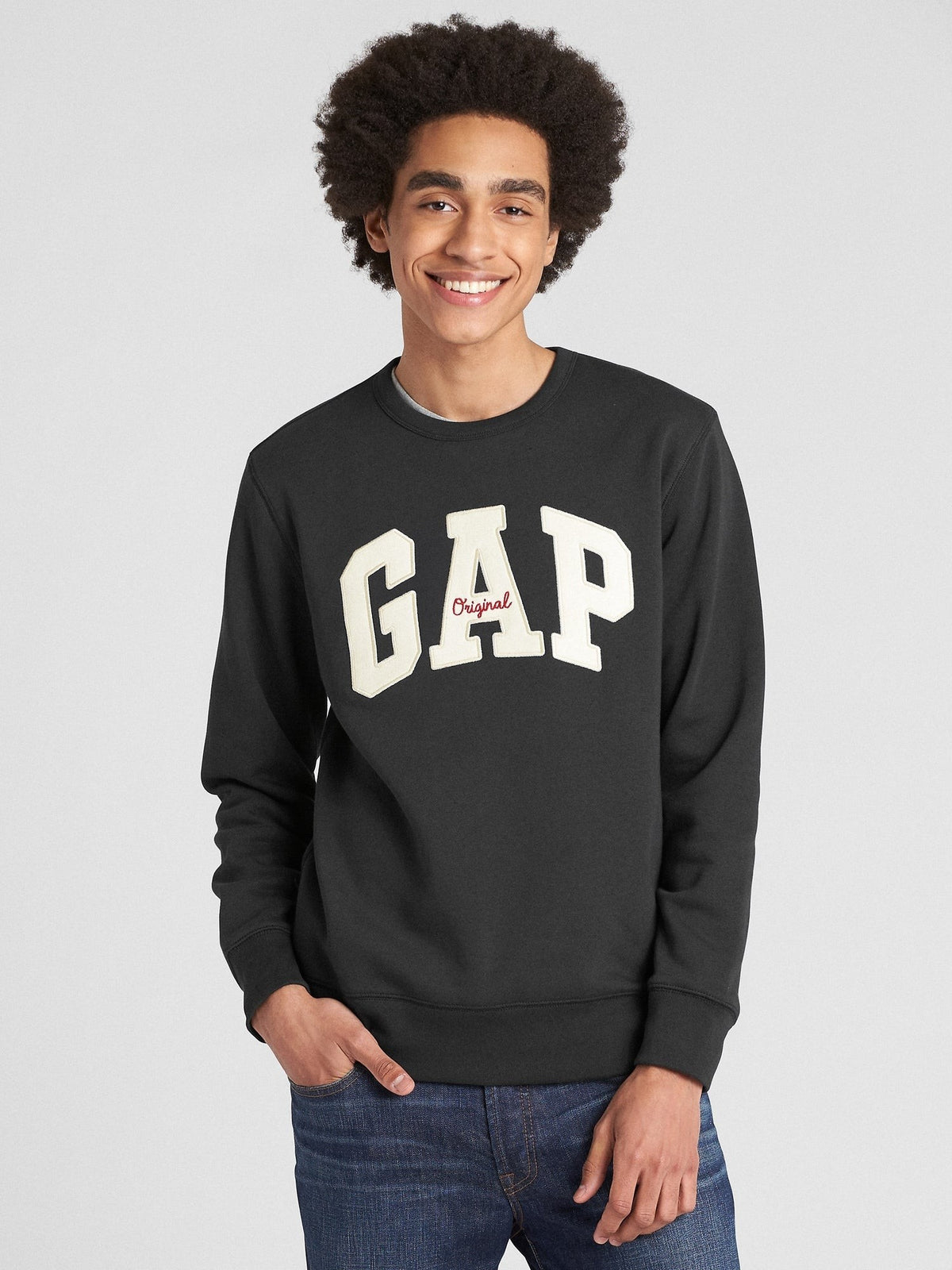 Gap Logo Fleece Crewneck Sweatshirt