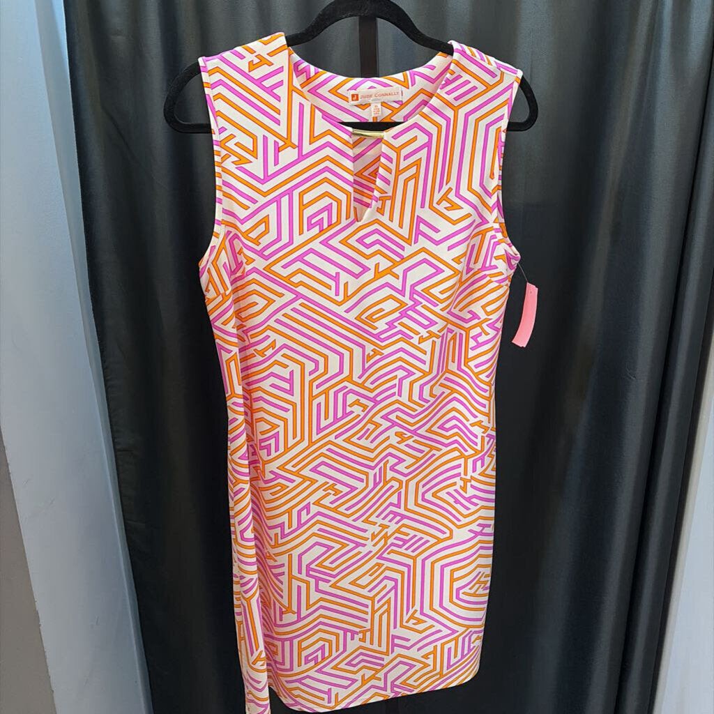 Jude Connally Geo Print Slvless DRESSES XL