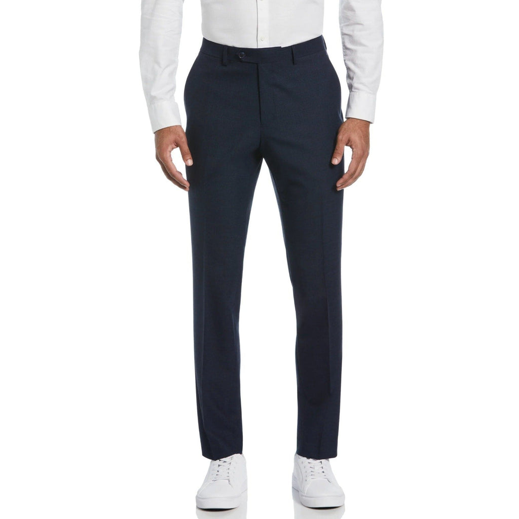 PENGUIN Men's Osman Dress Pants 40x32 Navy Blue Flat Front Wool Blend NWOT