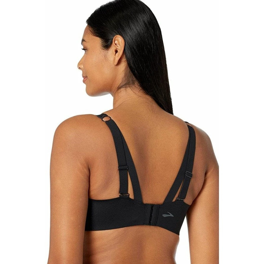 BROOKS Women's Dare Underwire Run Bra Size 36E DD Black High Support NWT