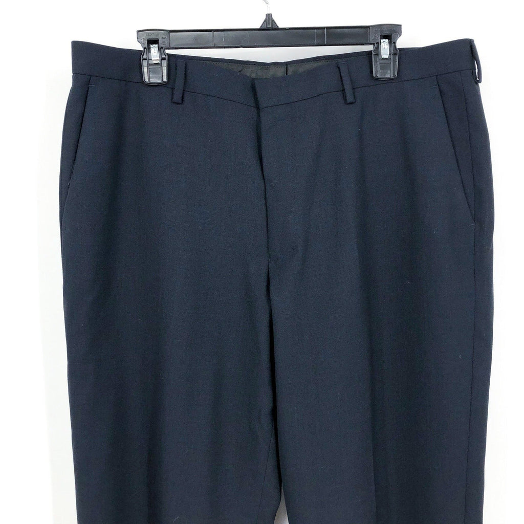 J.CREW Mens Crosby Classic-Fit Suit Pants 36x34 Navy Blue Italian Wool BM135 NWT