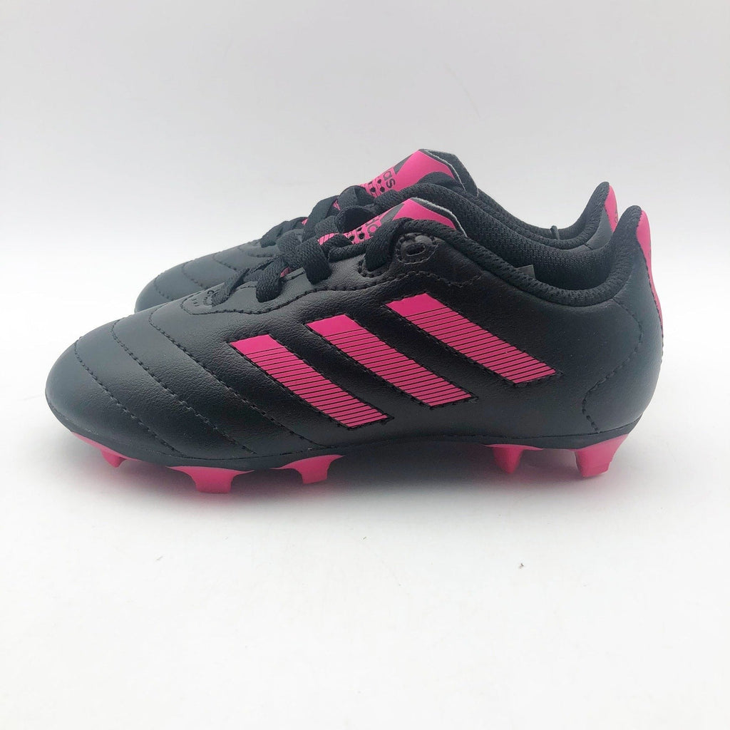 Adidas Little Kids Goletto VIII Firm Ground Soccer Cleats 11K Black Pink NWOB