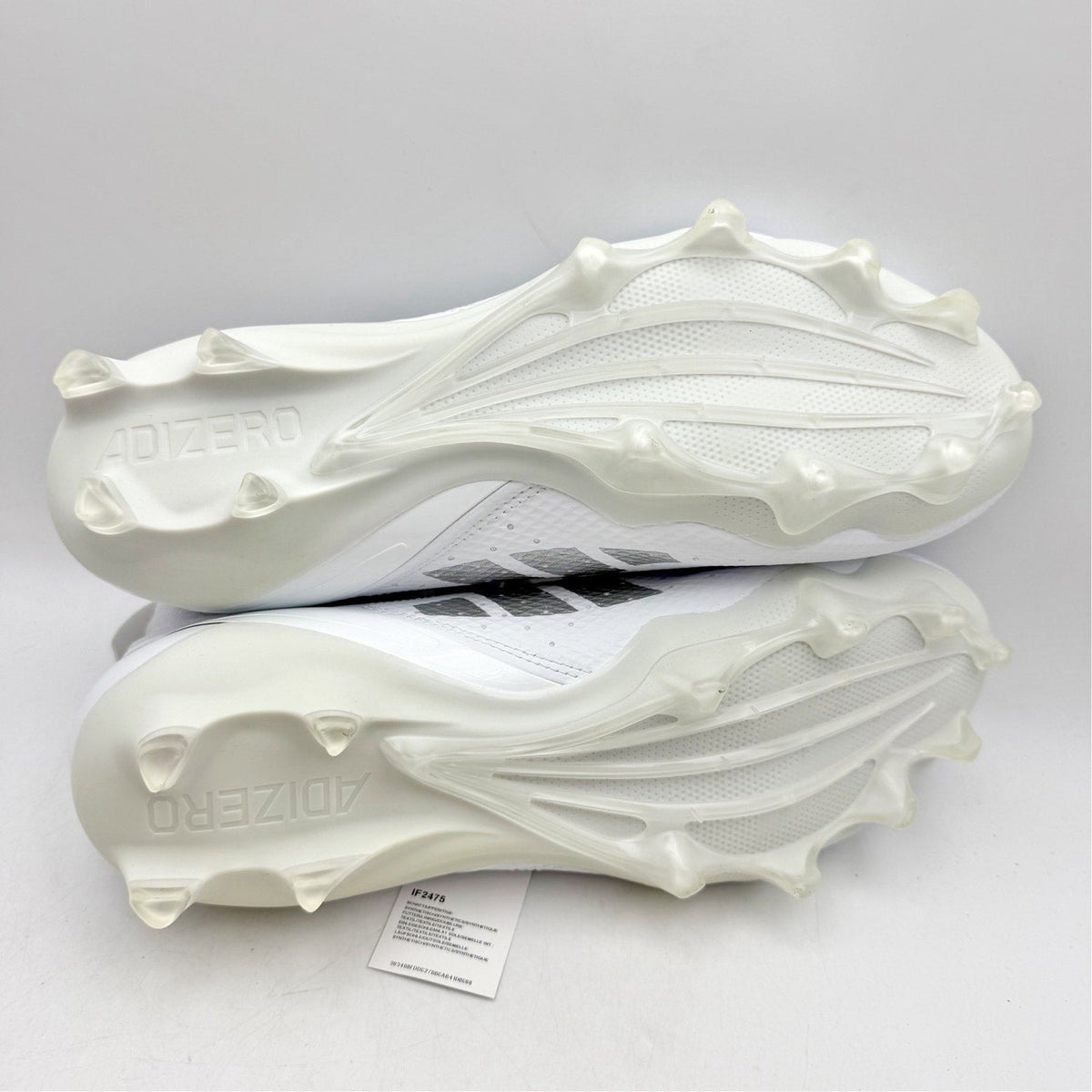 Adidas Mens Adizero Impact Football Cleats Size 9 White Athletic IF2475 NWOB