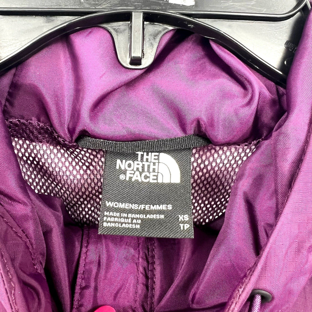 THE NORTH FACE Women's Antora Rain Hoodie Jacket XS Black Currant Purple NWT
