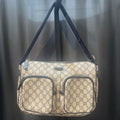 Gucci Monogram Canvas Double Pocket HANDBAGS M
