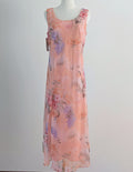 NWT Vintage Karin Stevens Floral Midi Dress - 10